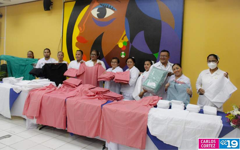 Gobierno de Nicaragua dota de ropa quirúrgica a unidades de salud del país