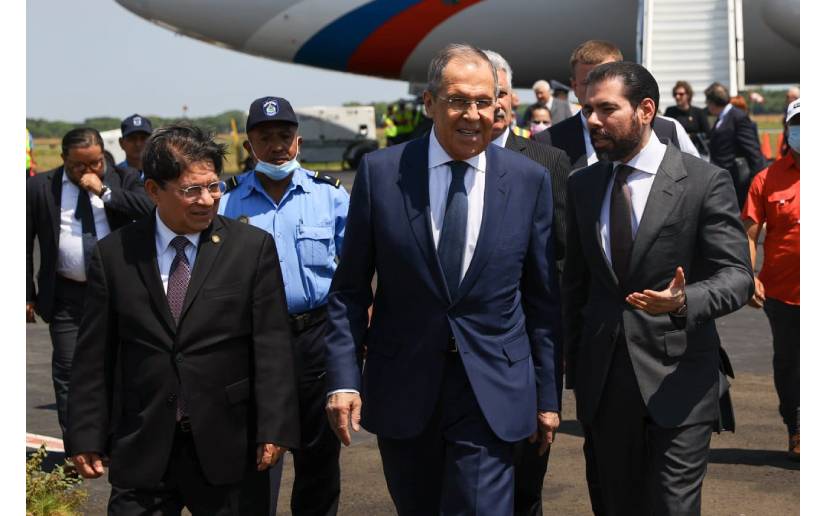 Nicaragua recibe visita de Estado del Ministro de Asuntos Exteriores de Rusia, Serguéi Lavrov