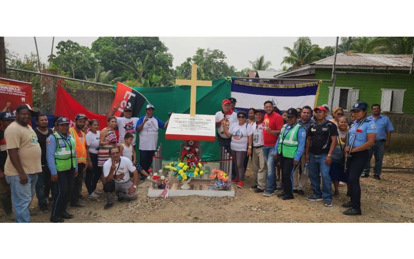 Inauguran monumento en honor al Héroe Rodolfo Hernández en Rosita