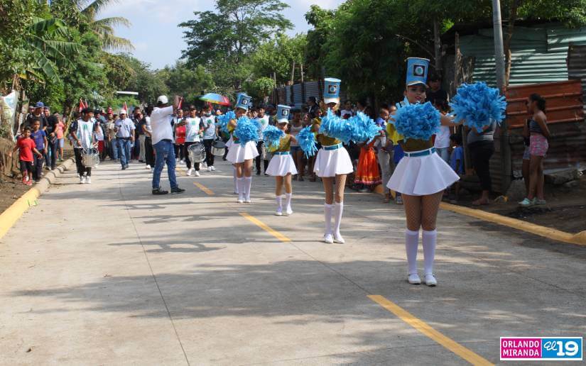 Inauguran más calles de concreto hidráulico en Ciudad Sandino