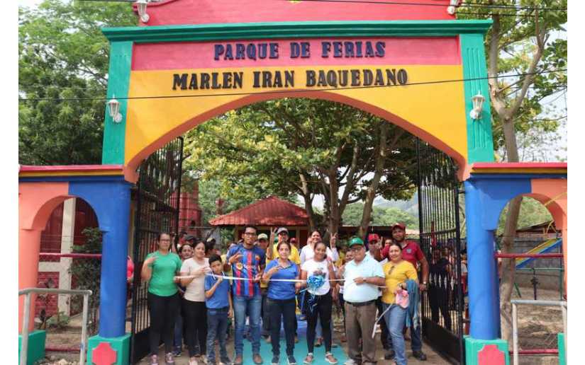 Emprendedores reciben un renovado Parque de Feria en San Francisco del Norte, Chinandega