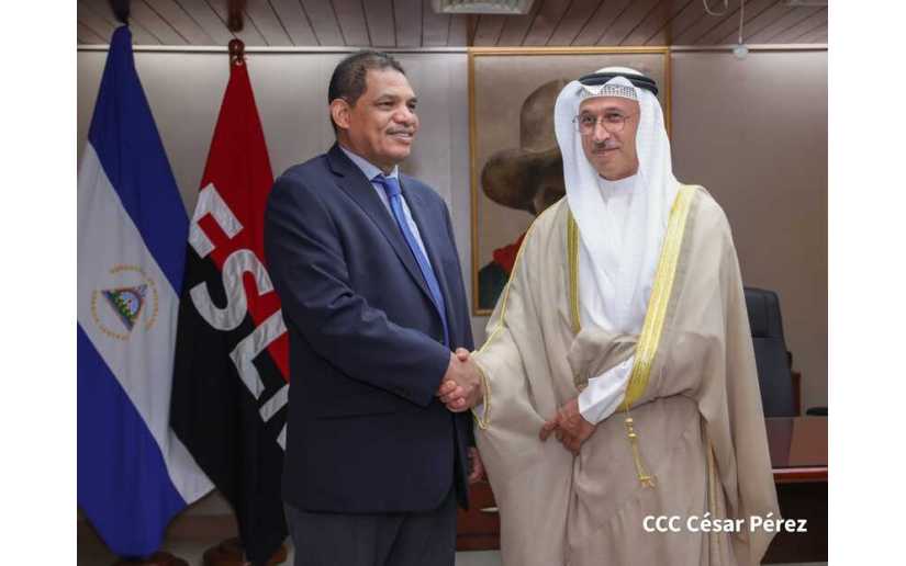 Embajador del Estado de Kuwait se reúne con representantes del Gobierno de Nicaragua