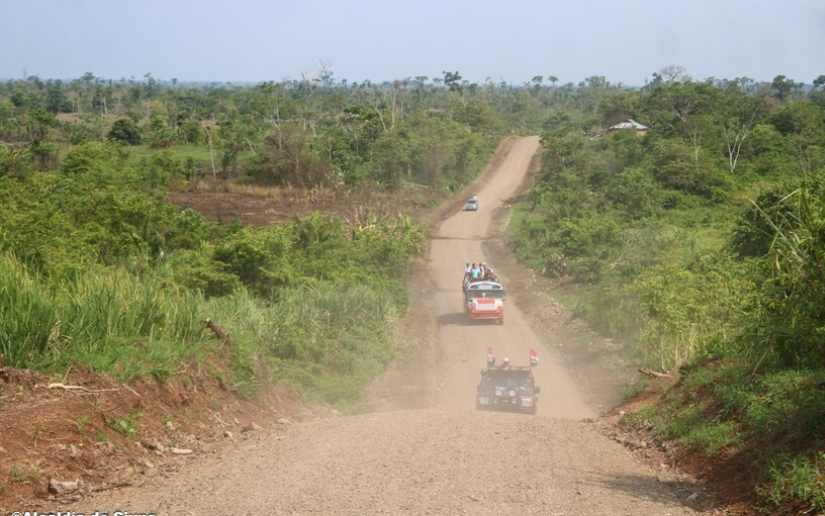Gobierno Sandinista inauguró tramo de carretera productiva en San Rafael Coperna, Siuna