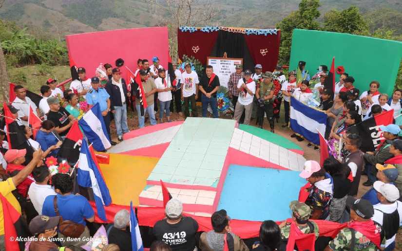 Militancia Sandinista conmemora legado de los Héroes y Mártires de La Rampla