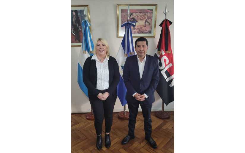 Embajada de Nicaragua recibe visita de la Diputada Nacional Rosana Bertone en Argentina
