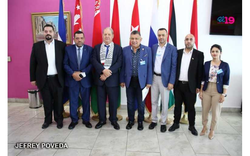 Arriba a Nicaragua Rawhi Fattouh, presidente del Consejo Nacional Palestino