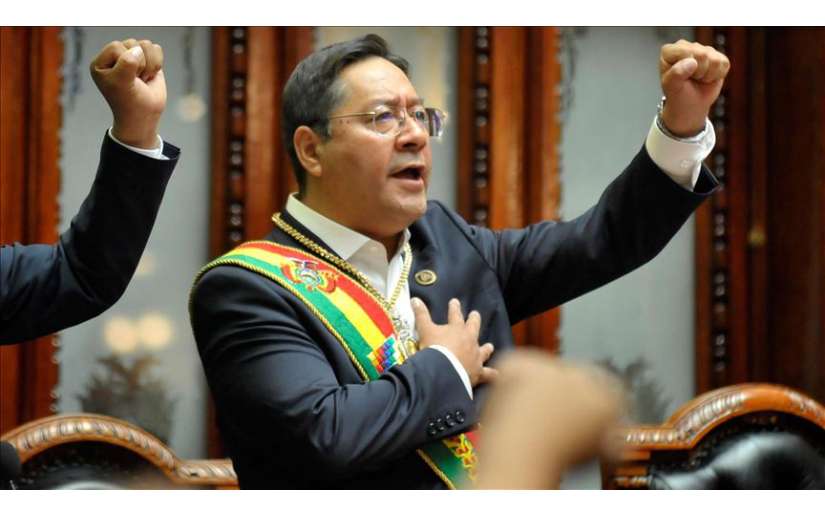 Presidente Luis Alberto Arce saluda el 44 aniversario del triunfo de la Revolución