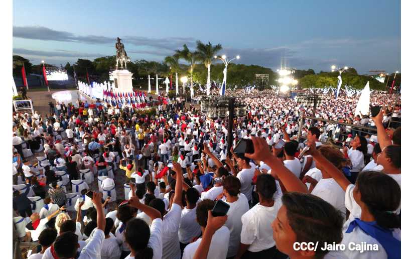 Nicaragua conmemora el 44 Aniversario del Triunfo de la Revolución Popular Sandinista