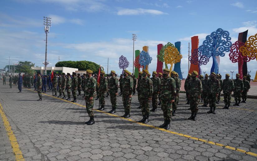 Ejército de Nicaragua realizó la inauguración de la Exposición Estática