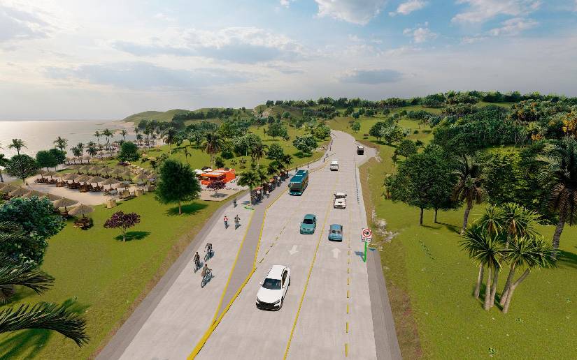 Gobierno de Nicaragua iniciará construcción de 30 kilómetros de la Carretera Costanera