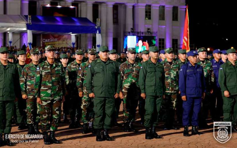 Conmemoración del 44 Aniversario de Fundación del Ejército de Nicaragua