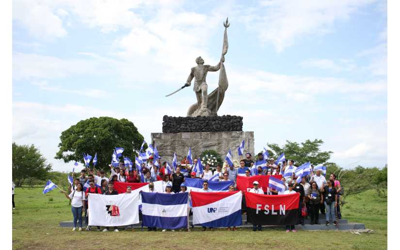 CNU y comunidad universitaria rinden homenaje a la gesta heroica de la Batalla de San Jacinto