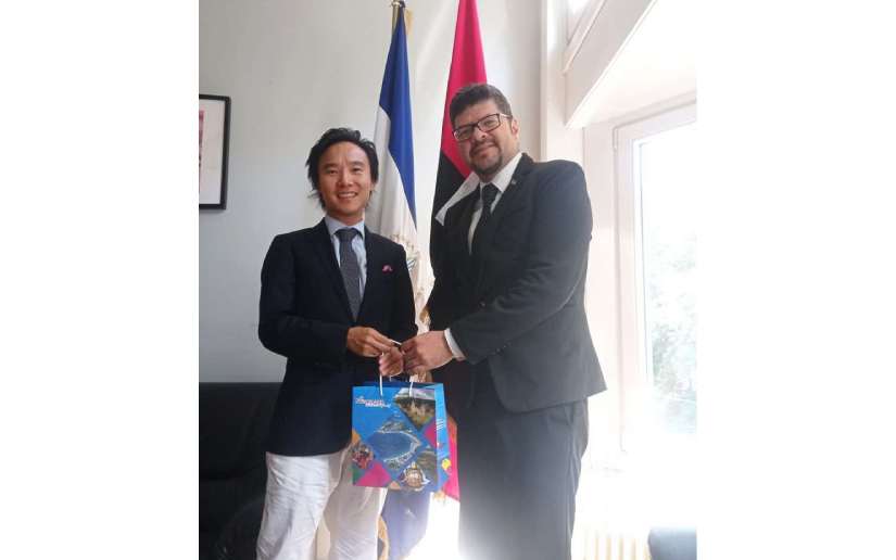 Embajada de Nicaragua en Bélgica recibió la visita del nuevo director del PMA