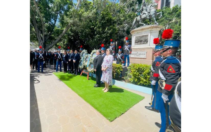 Conmemoran en Honduras 202 años de independencia de Centroamérica