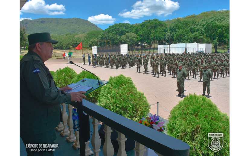 Ejército de Nicaragua realizó graduación de cursos de soldados