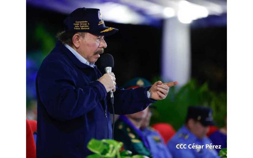 Presidente Daniel Ortega: La Policía Nacional es un instrumento al servicio de la Paz