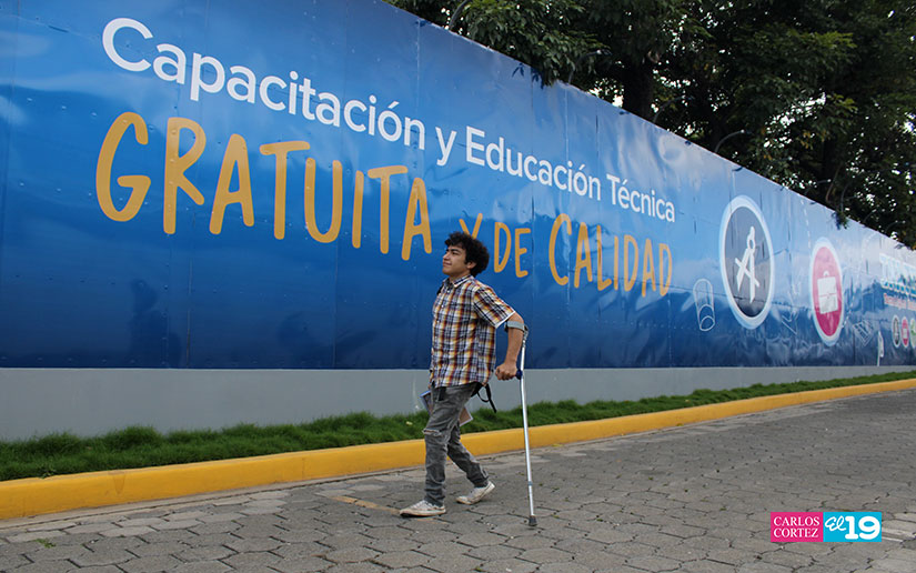 La educación técnica inclusiva en Nicaragua ha devuelto los sueños a Leonardo