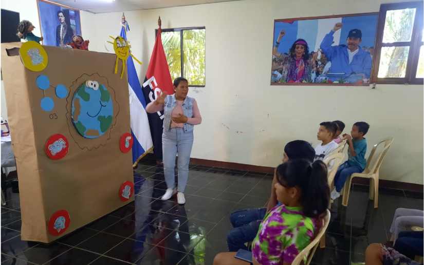 Niños de Managua participan en jornada de educación ambiental