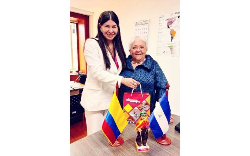 Embajada de Nicaragua en Colombia realizó cordial visita a la Senadora Imelda Daza Cotes