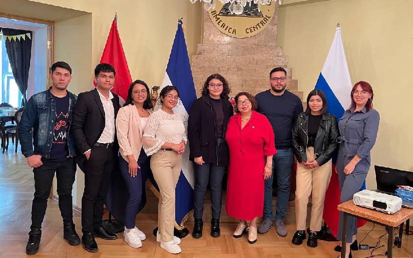 Celebran encuentro con estudiantes nicaragüenses en la Federación de Rusia