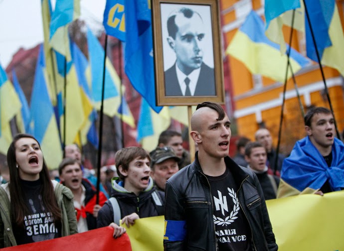 Ucrania en poder del partido Nazi que odia a los judíos