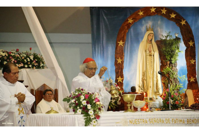 Cardenal Brenes: Virgen de Fatima, es un ejemplo de Humildad y Sencillez