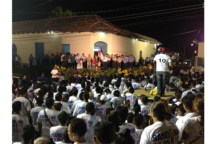 Pueblo de Niquinohomo conmemora junto a Daniel y Rosario natalicio del General Sandino