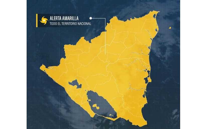 Gobierno de Nicaragua declara Estado de Alerta Amarilla para todo el Territorio Nacional