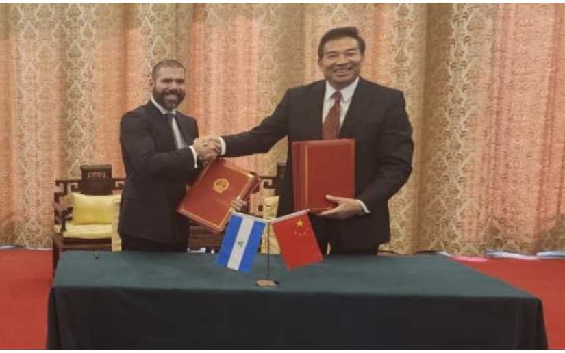 Realizan firma de documentos de cooperación solidaria entre Nicaragua y China