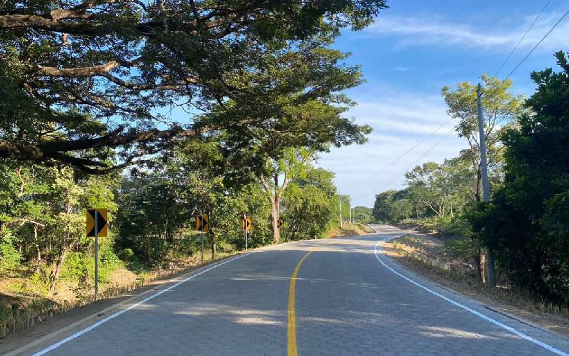 Gobierno de Nicaragua culmina primer tramo de la carretera “Ochomogo-Las Salinas”