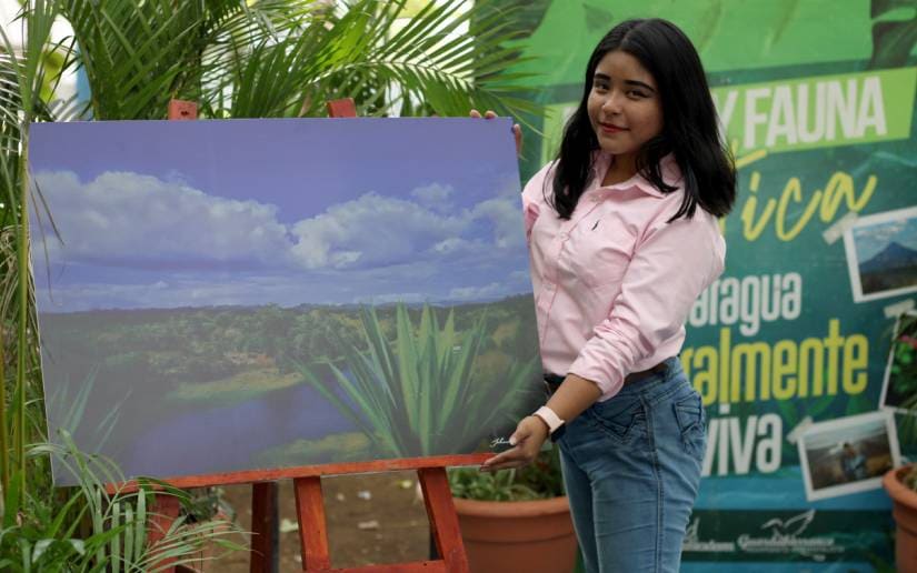 Participante de Managua gana el primer lugar del Concurso Fotográfico “Cuidemos los Humedales”