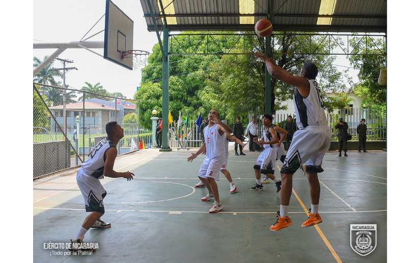 Inauguran el XVIII Campeonato de Baloncesto del Ejército de Nicaragua
