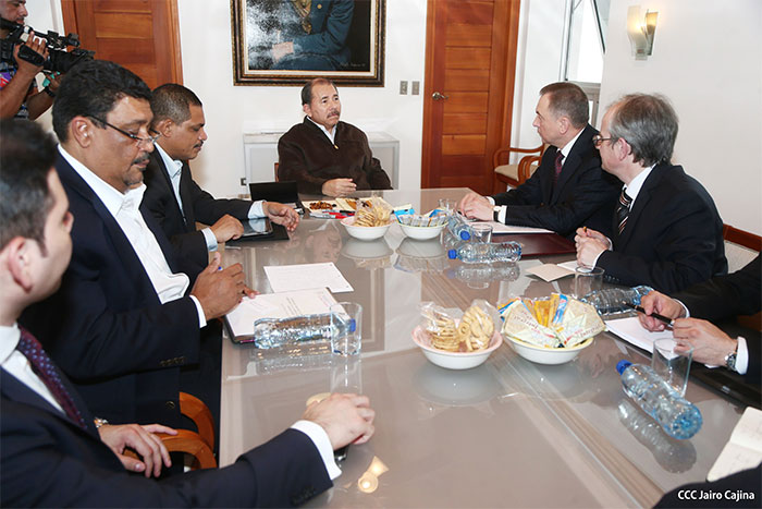 Presidente Daniel se reúne con Canciller de Bielorrusia