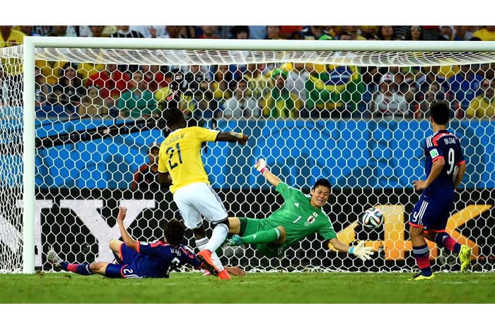 Colombia golea a Japón 4-1