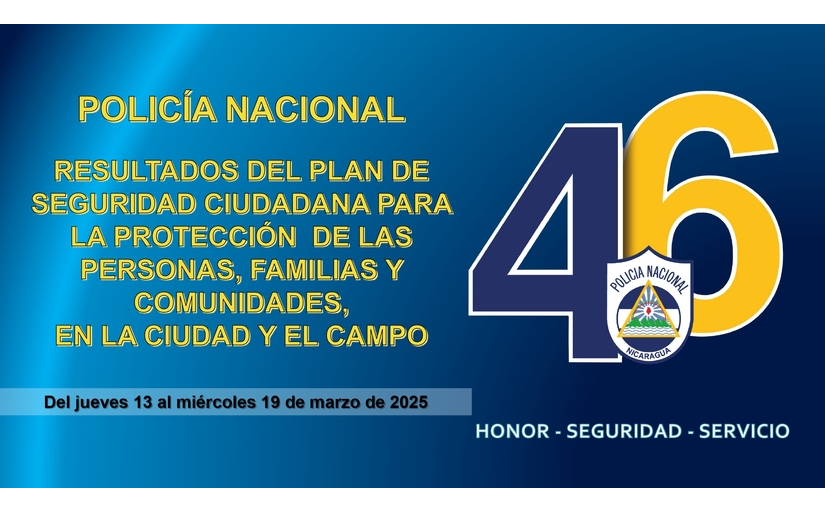 Policía Nacional brinda resultados del Plan de Seguridad en la ciudad y ...