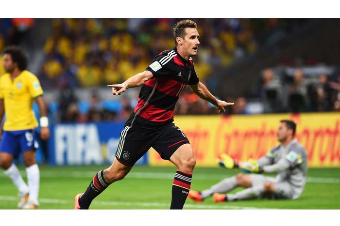 Klose supera a Ronaldo como máximo artillero en Mundiales con 16 goles