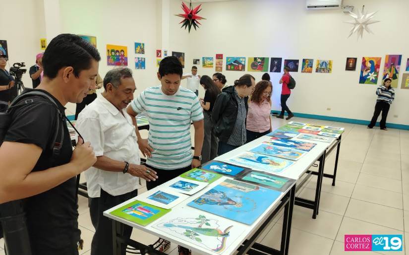 Estudiantes del Centro José Coronel Urtecho muestran su creatividad en la exposición “En Victorias Educativas”