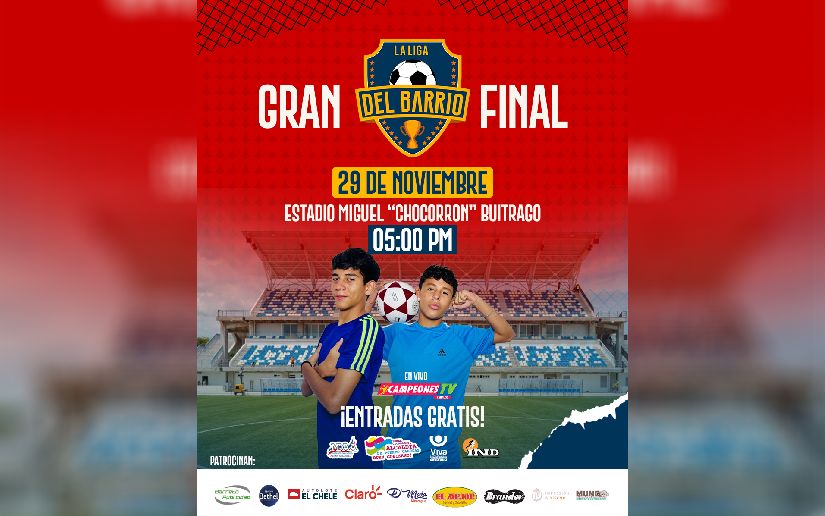 Todo listo para la Gran Final de La Liga del Barrio 2025