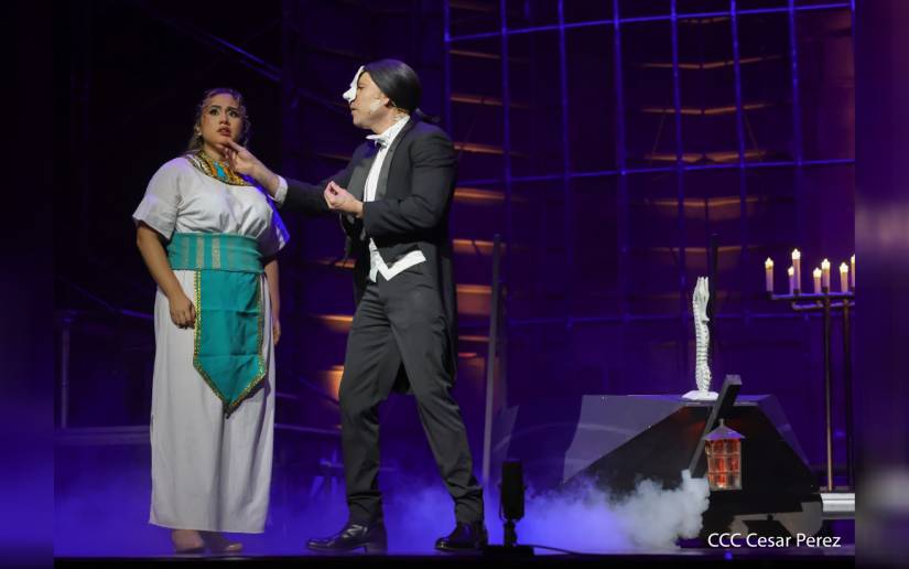 Magistral presentación de “El fantasma de la Ópera” en el Teatro Nacional Rubén Darío