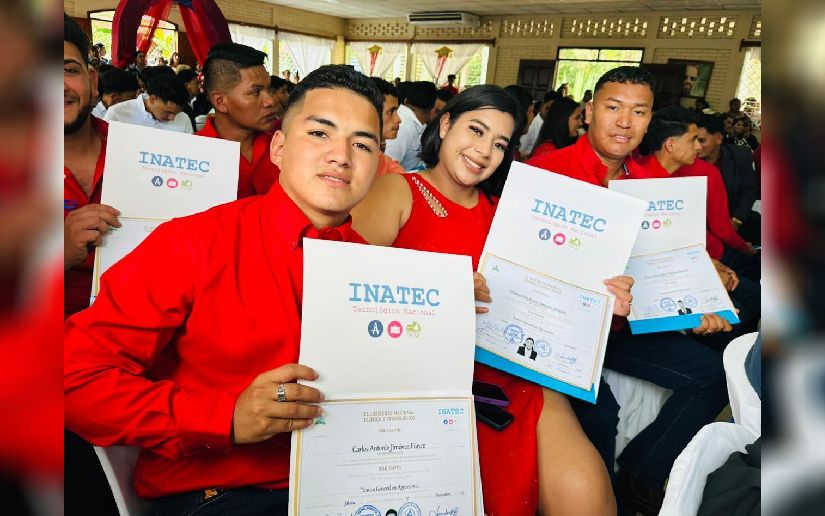 INATEC gradúa a 152 nuevos técnicos de Jalapa para el desarrollo productivo del país