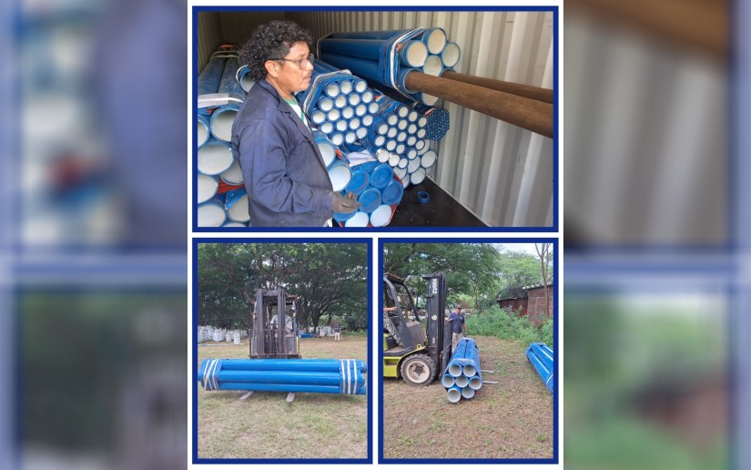 Cover image for Enacal recibe importante lote de tuberías y accesorios para proyectos de agua potable