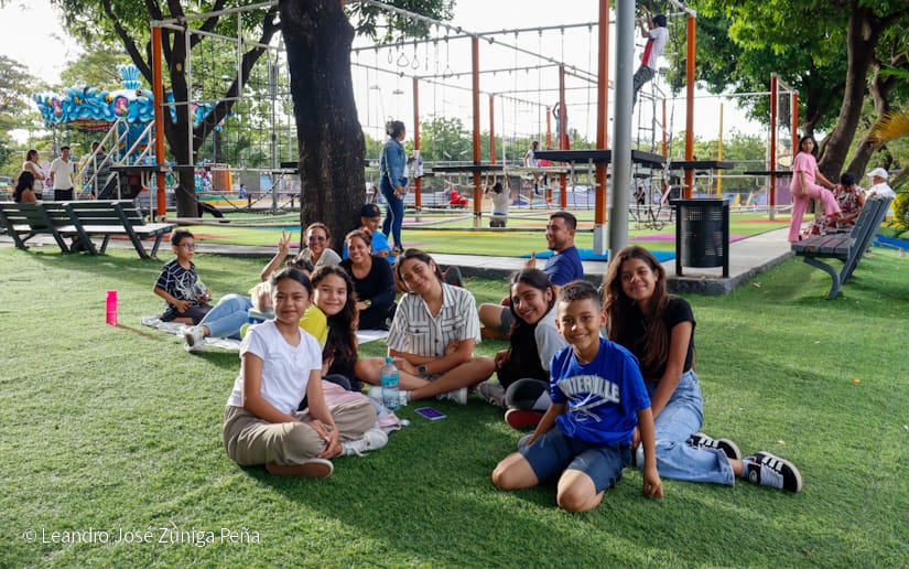 Parque Luis Alfonso Velásquez, un punto de encuentro familiar en temporada navideña