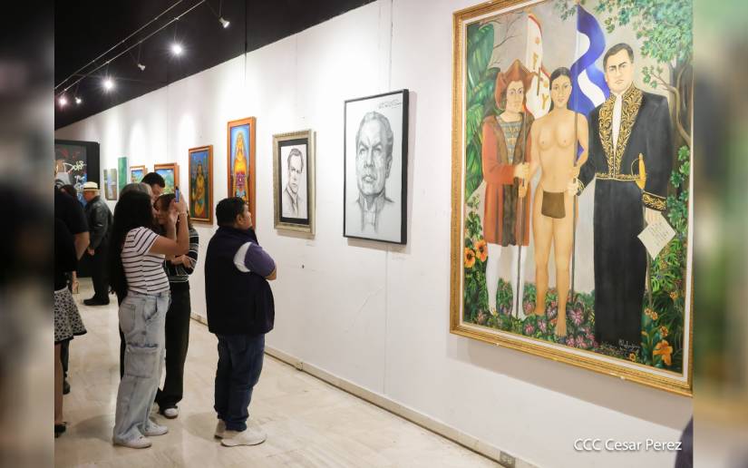 Artistas nicaragüenses rinde homenaje a Rubén Darío con inauguración de Exposición de Artes Plásticas