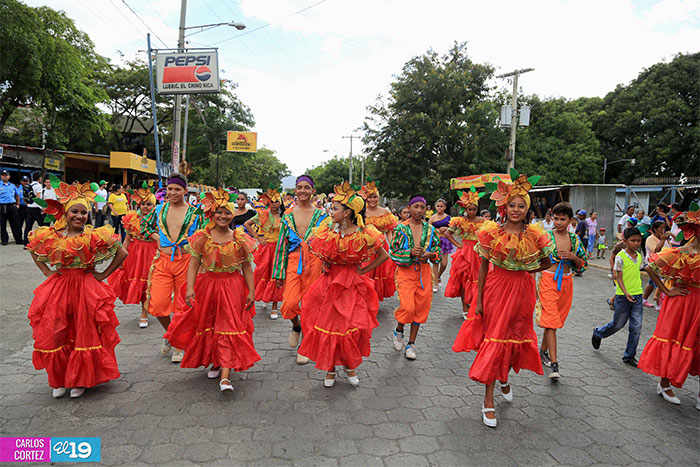 Ciudad Sandino inaugura calles adoquinadas y celebra con vistoso Carnaval Turístico
