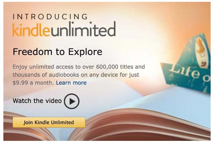 Amazon lanzó su servicio de libros electrónicos por suscripción Kindle Unlimited