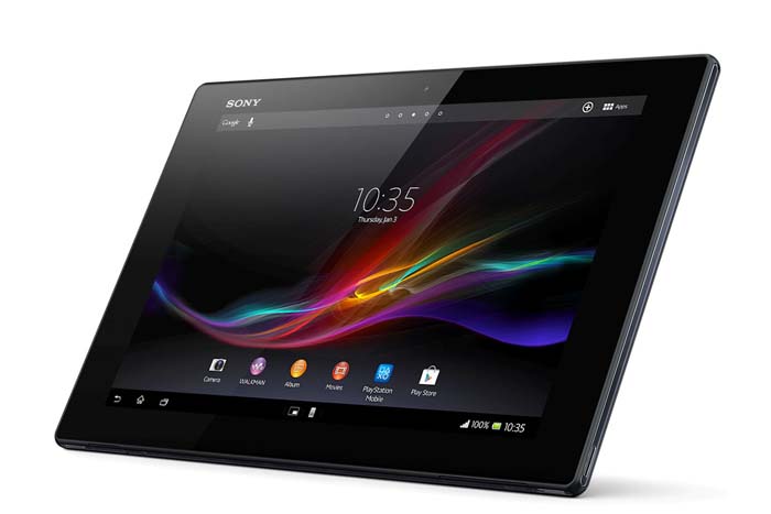 Xperia Tablet Z es uno de los productos más exitosos de Sony