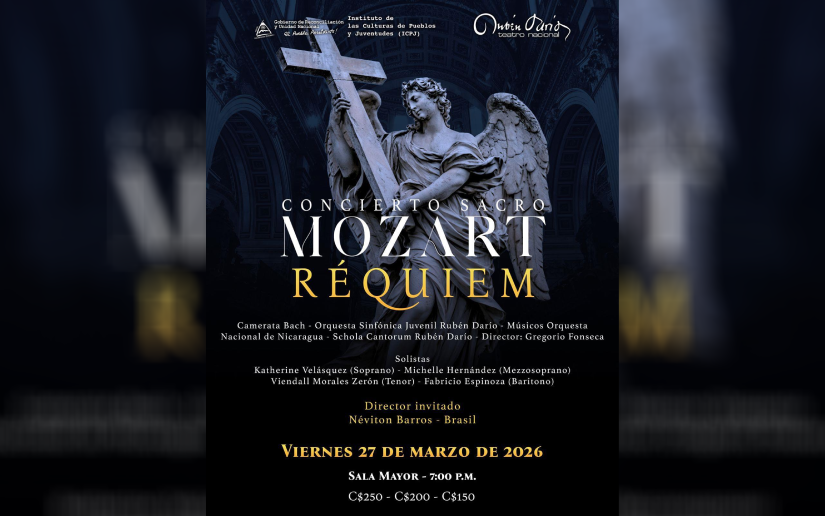 Activities of the Rubén Darío National Theater from March 8 to 29, 2026