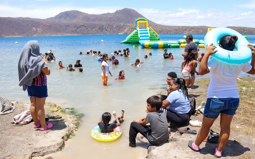 Thursday of sun, nature, and fun at Xiloá lagoon
