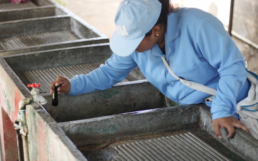 Comprehensive actions developed to combat mosquitoes in the Cristo del Rosario neighborhood