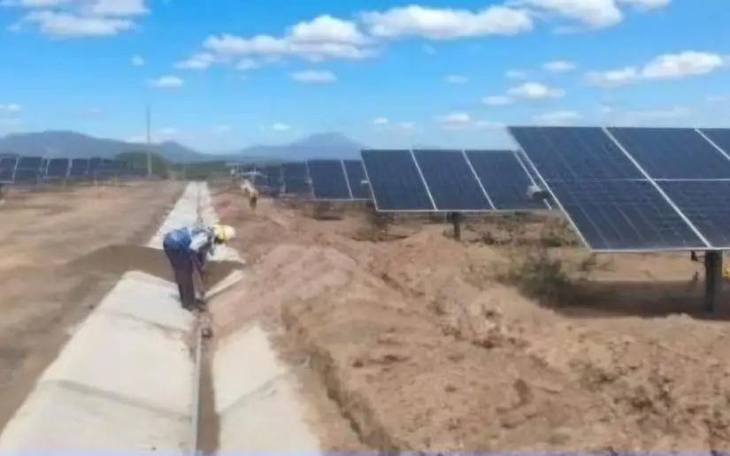 Solar plant progresses in Larreynaga